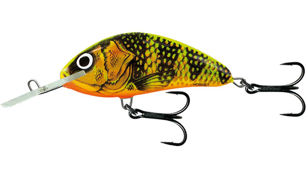 Salmo Hornet 9cm Gold Fluo Perch - Floating