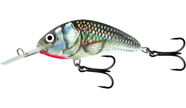 Salmo Hornet 9cm Holographic Grey Shiner - Floating