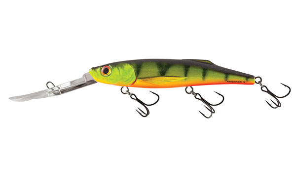 Salmo Freediver 12cm Hot Perch - Super Deep Runner Floating