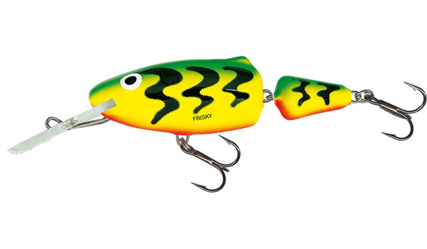 Salmo Frisky 7cm Green Tiger - Deep Runner Floating