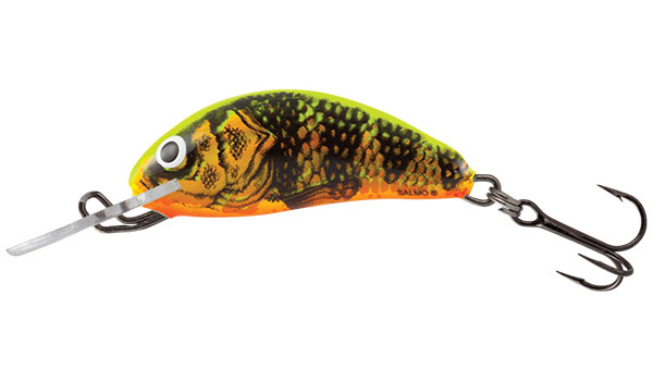 Salmo Hornet 3.5cm Gold Fluro Perch - Floating