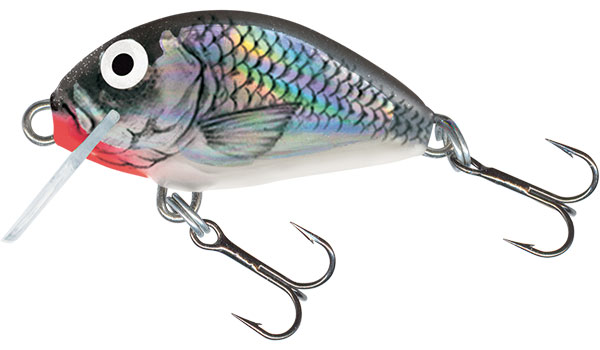 Salmo Tiny 3cm Holo Grey Shiner - Floating