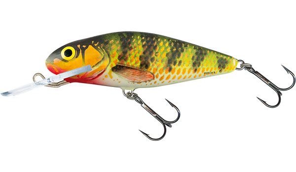 Salmo Perch 8cm Holo Perch - Deep Runner Floating