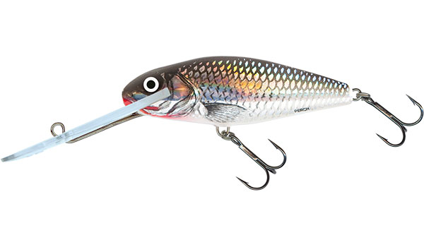 PERCH SUPER DEEP RUNNER - 12cm HOLO GREY SHINER