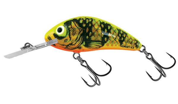 Salmo Rattlin' Hornet 4.5cm Gold Fluro Perch - Floating