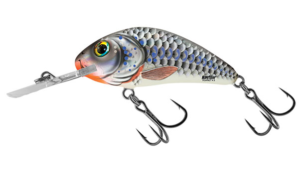 Salmo Rattlin' Hornet 4.5cm Silver Holo Shad - Floating