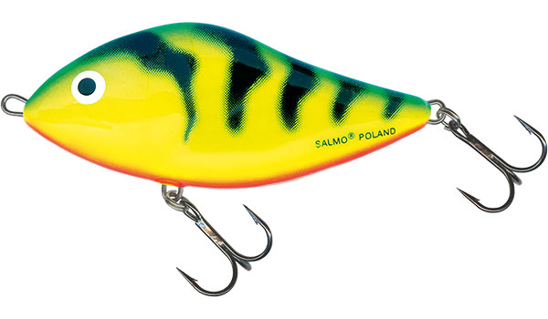 Salmo Slider 5cm Green Tiger - Sinking