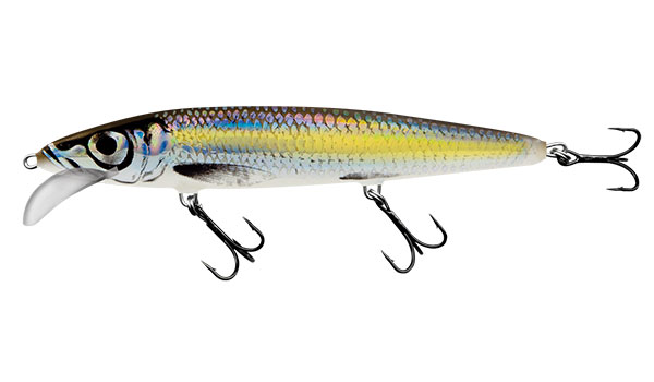 Whacky 12 Floating Silver Chartreuse Shad