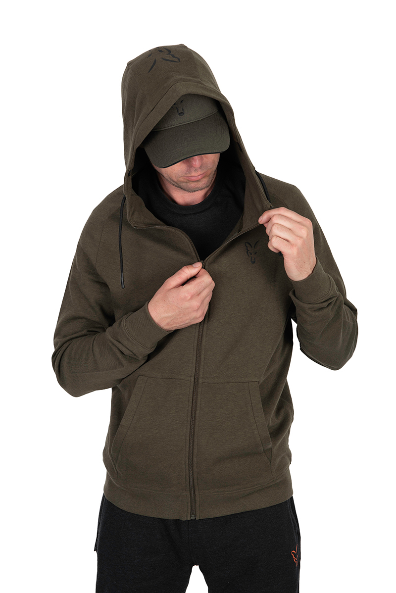 ccl196_201_fox_collection_greenblack_lightweight_hoody_undoing_zip_1jpg