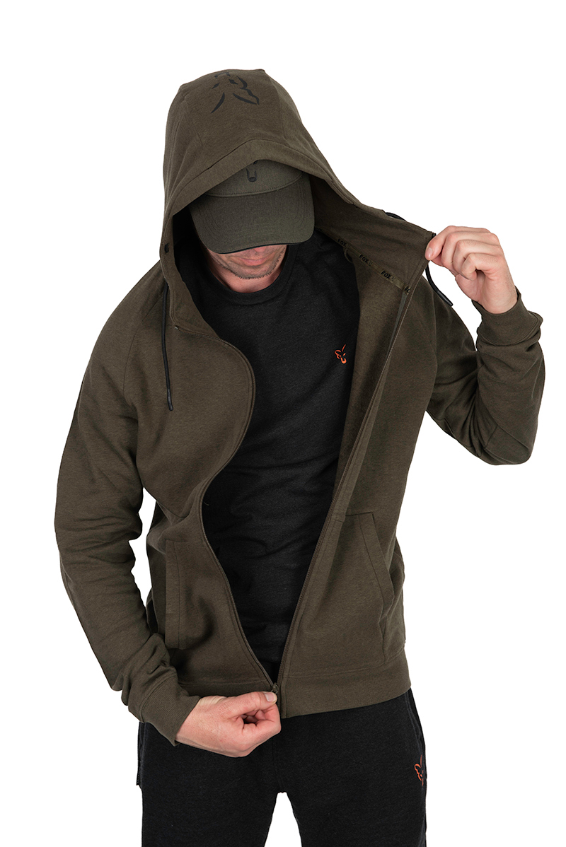 ccl196_201_fox_collection_greenblack_lightweight_hoody_undoing_zip_2jpg