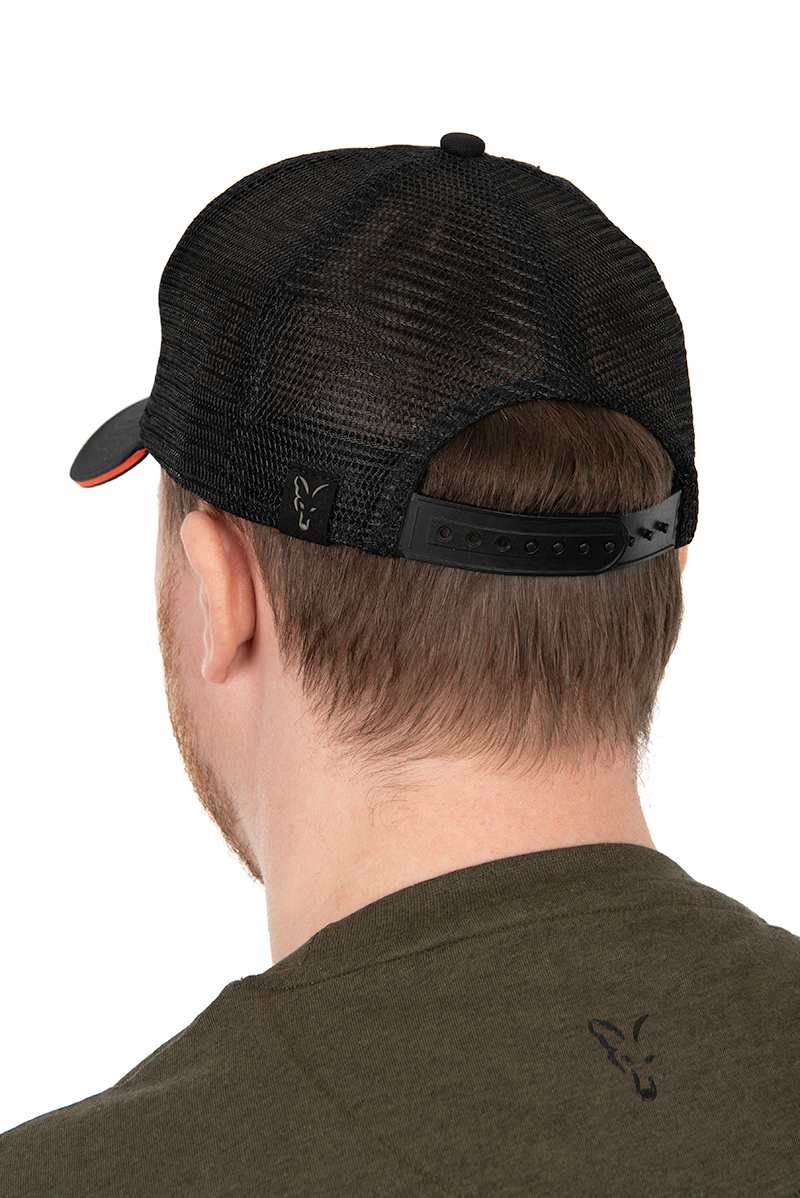 chh017_fox_collection_trucker_cap_black_and_orange_backjpg