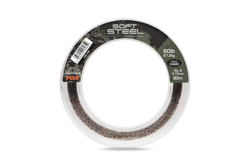 cml206_fox_soft_steel_camo_fleck_leader_60lb_100m_mainjpg