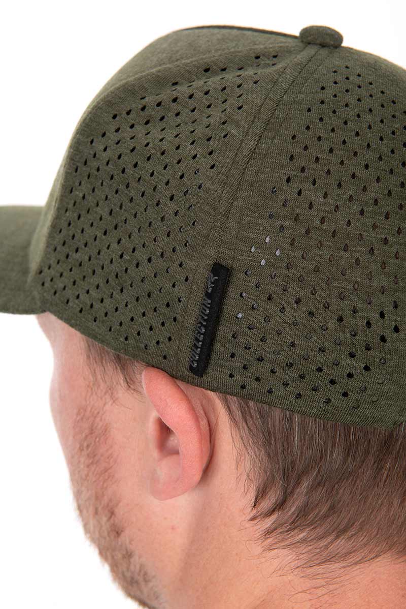 chh033_fox_collection_baseball_cap_green_and_black_logo_tabjpg