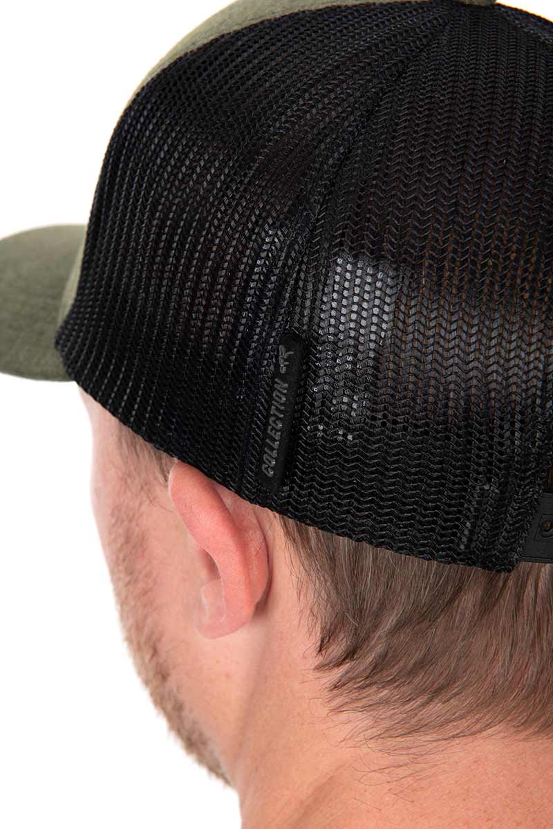chh035_fox_collection_trucker_cap_green_and_black_logo_tabjpg
