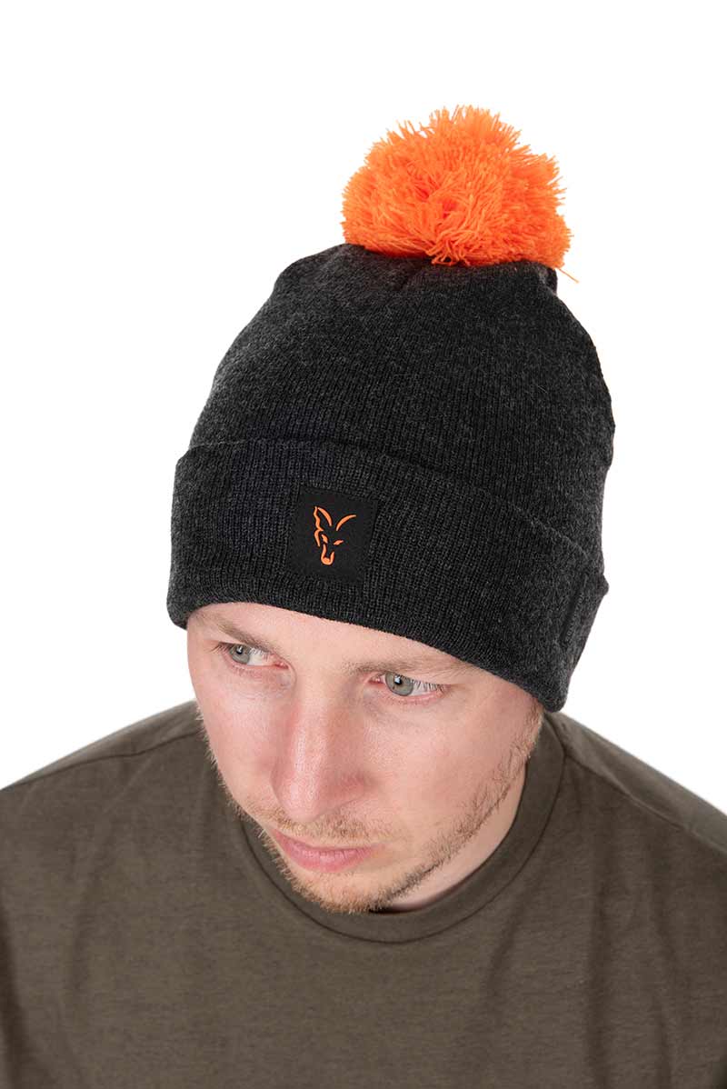 chh036_fox_collection_bobble_hat_black_and_orange_abovejpg