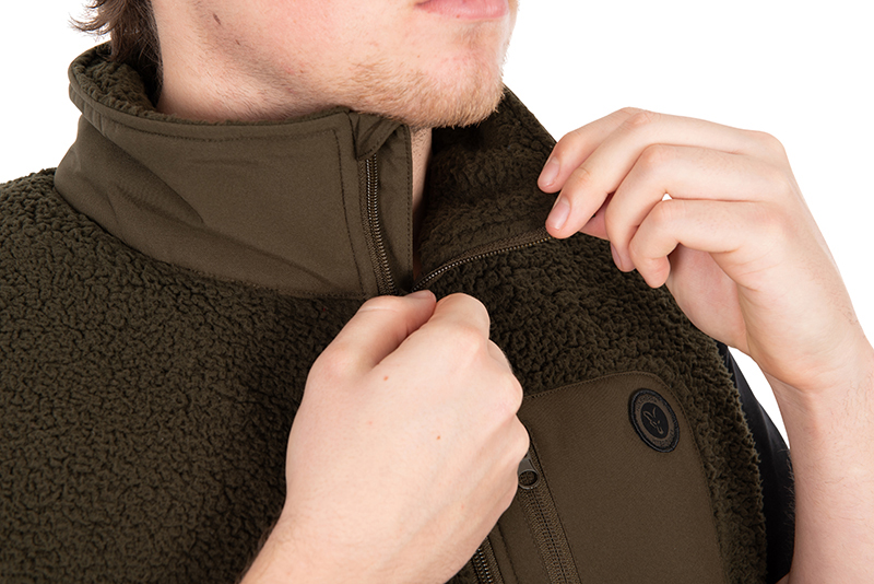cfx566-572_fox_olive_sherpa_hybrid_gilet_necklinejpg