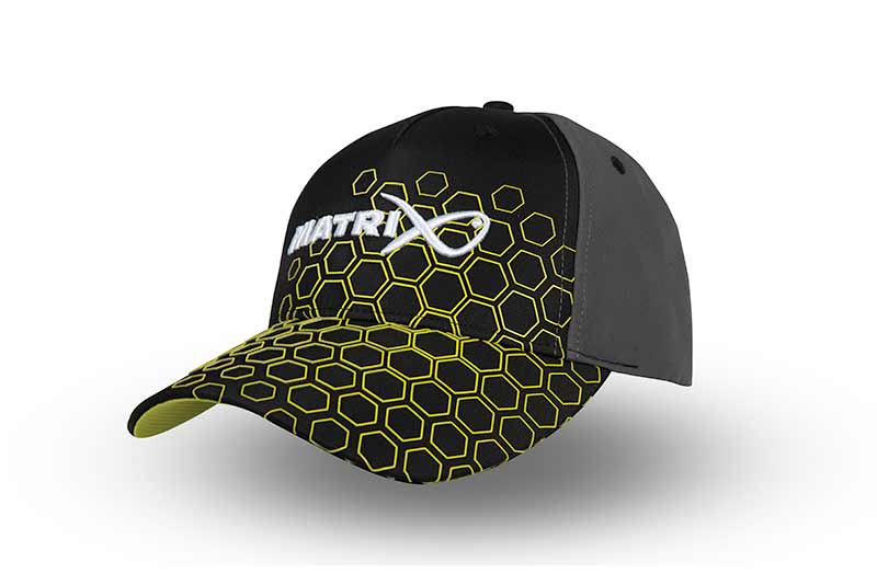 ghh006_matrix_hex_print_baseball_cap_black_mainjpg