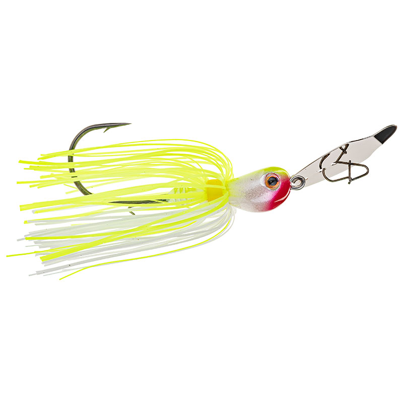 Strike King Thunder Cricket Vibrating Swim Jig Chartreuse White - 21.3g