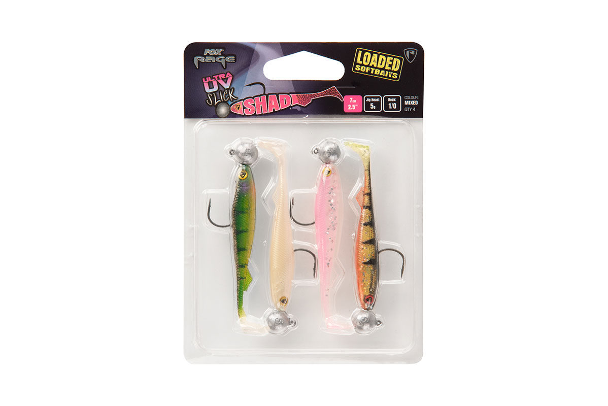 Fox Rage Pro Shad Natural Zebra UV