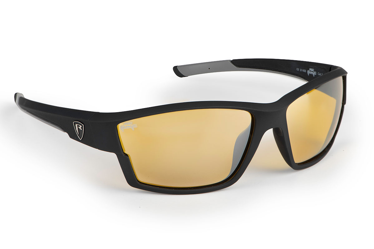 Fox Rage Eyewear Fox Rage Eyewear Matt Black Frame / Amber Lense Wraps