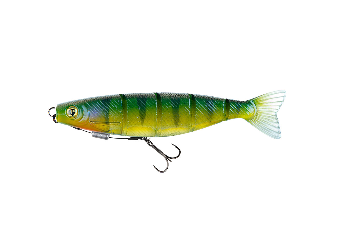 Fox Rage Loaded Jointed Pro Shads UV Stickleback 18cm/52g Sz.1/0 Jointed