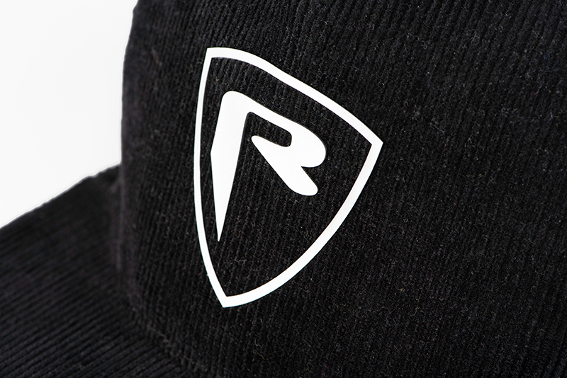 nhh005_rage_black_flat_peaked_cord_cap_logo_detailjpg