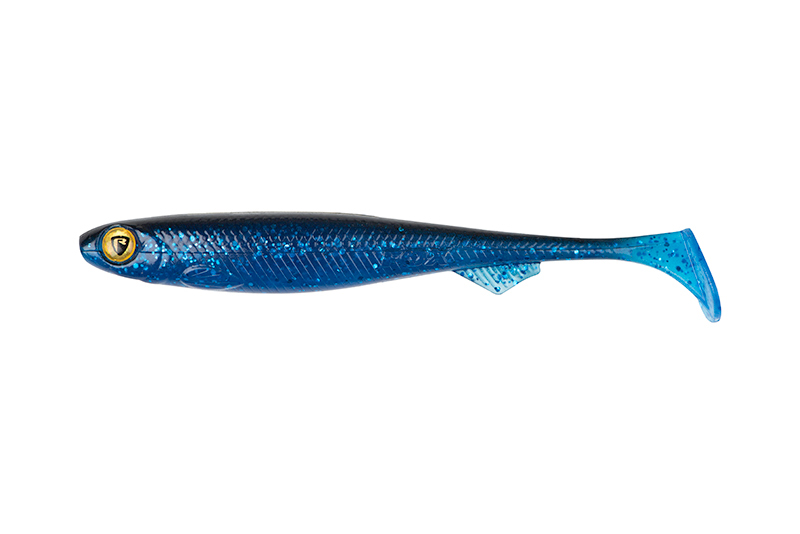 Fox Rage Slick Shads Slick Shad 13cm UV BLUE FLASH