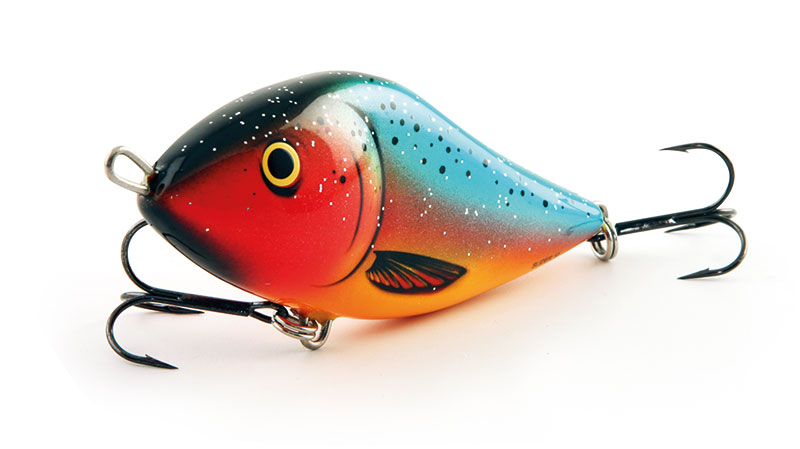 Salmo Slider 12cm Orange Parrot - Sinking