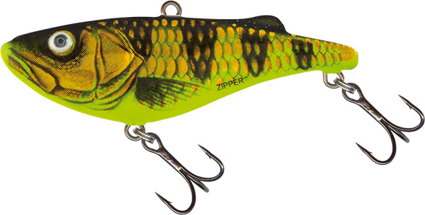 ZIPPER SINKING - 7.5cm Gold Yellow Perch