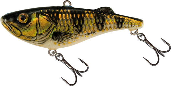 ZIPPER SINKING - 4cm Gold Red Perch