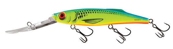 Salmo Freediver 12cm Chartreuse Blue - Super Deep Runner Floating