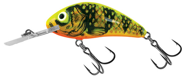 Salmo Rattlin' Hornet 6.5cm Gold Fluo Perch - Floating