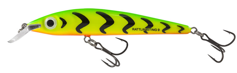 Salmo Rattlin’ Sting 9cm Green Tiger - Suspending