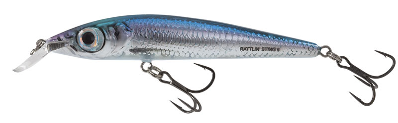 Salmo Rattlin’ Sting 9cm Holographic Blue - Suspending