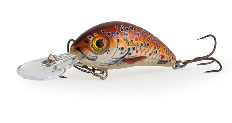 Salmo Rattlin' Hornet 5.5cm Holographic Brown Trout - Floating