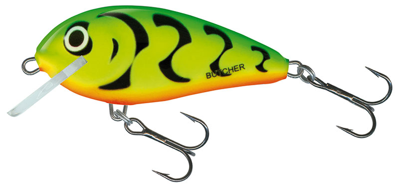 Salmo Butcher 5cm Green Tiger - Floating