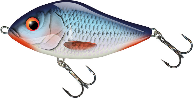 Salmo Slider 10cm Bleeding Blue Shad - Floating