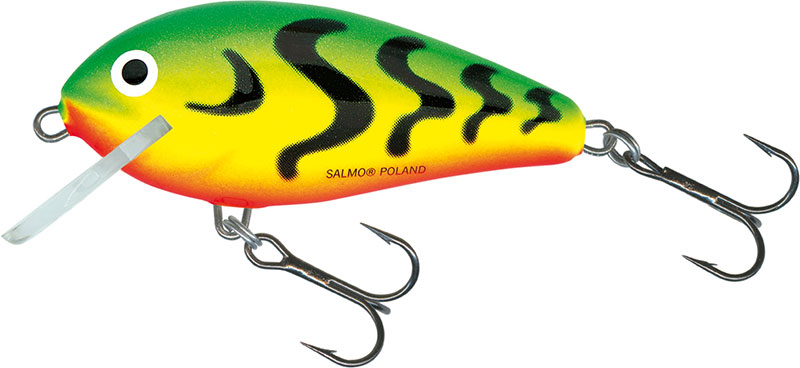 Salmo Butcher 5cm Green Tiger - Sinking