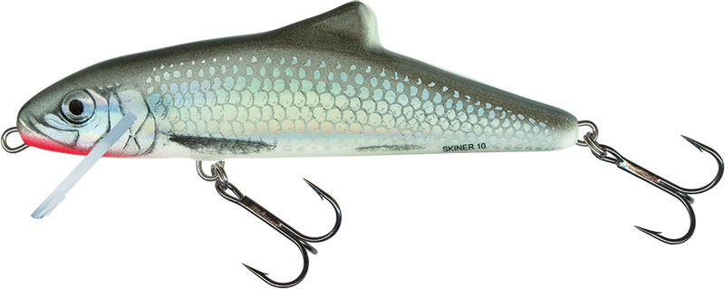 SKINNER FLOATING - 15cm Holographic Grey Shiner