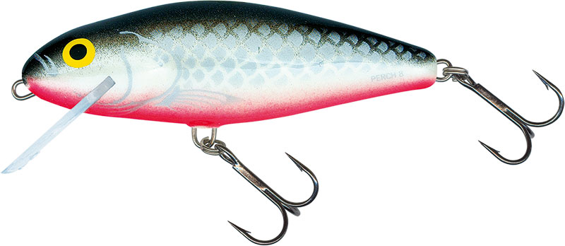 PERCH SHALLOW RUNNER - 14cm GREY SILVER