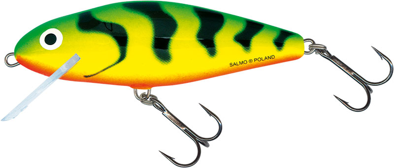 PERCH SUPER DEEP RUNNER - 8cm GREEN TIGER