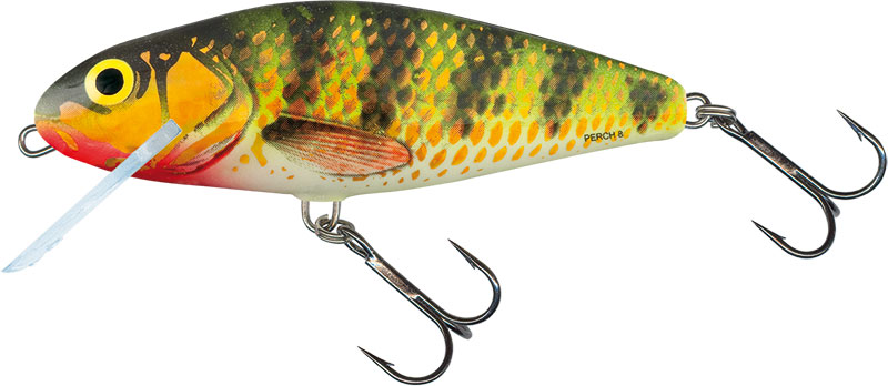 PERCH SHALLOW RUNNER - 14cm HOLOGRAPHIC PERCH