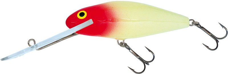 PERCH SUPER DEEP RUNNER - 8cm LUMINESCENT RED HEAD