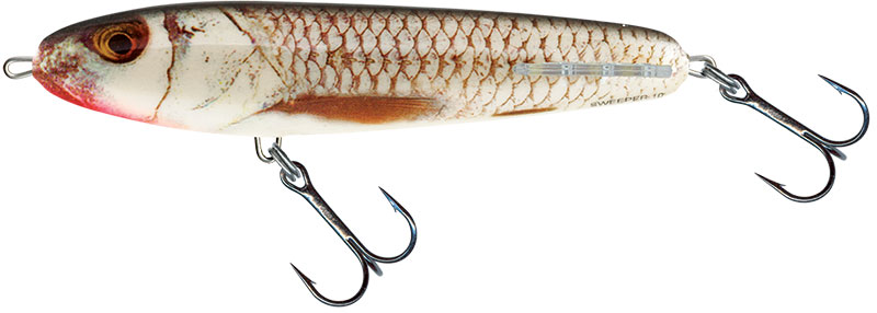 SWEEPER SINKING - 12cm REAL GREY SHINER