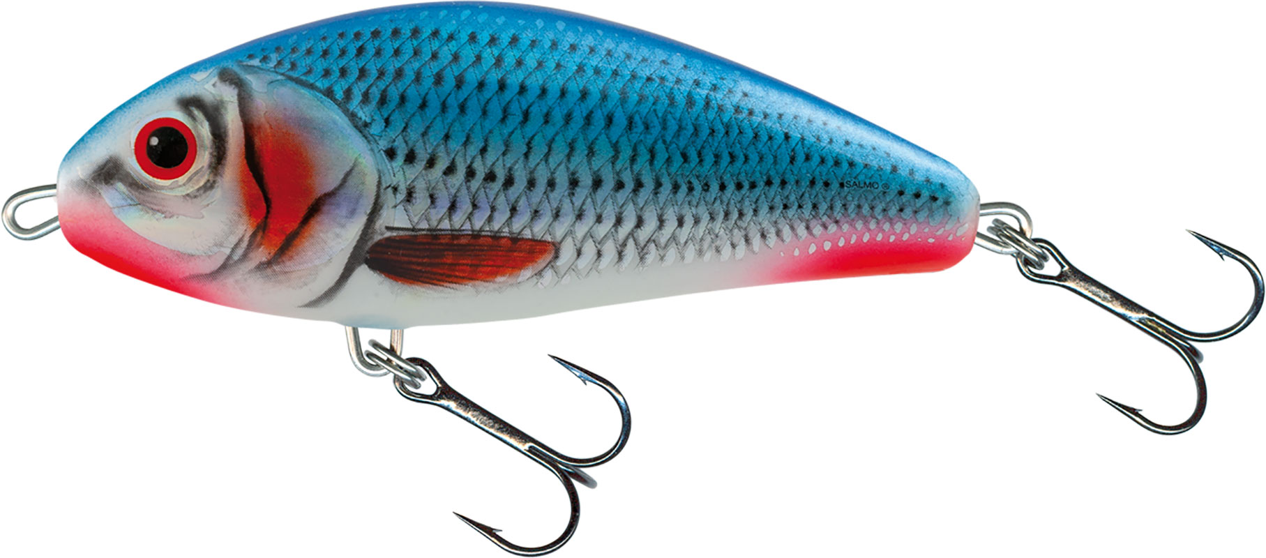 Salmo Fatso 10cm Bleeding Blue Shad - Floating