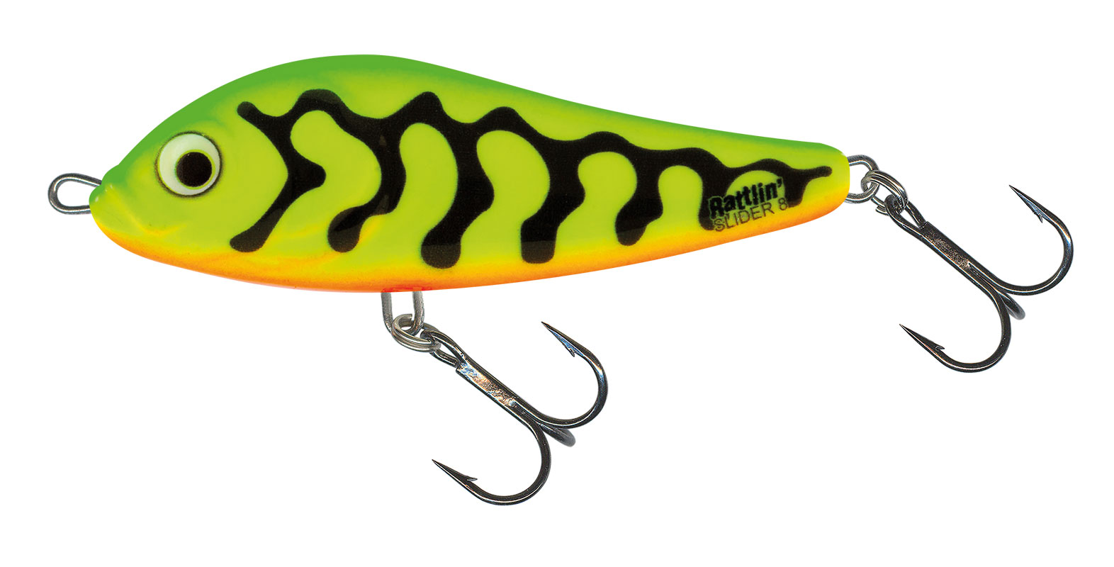 Salmo Rattlin' Slider 8cm Green Tiger - Sinking