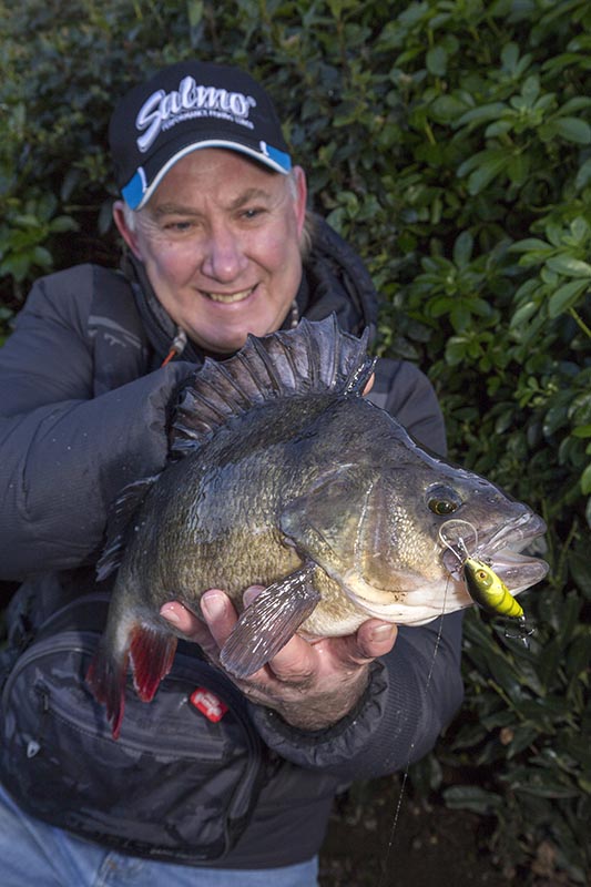 An immaculate chunk of a perch - my first brace of '4s' caught from a river!