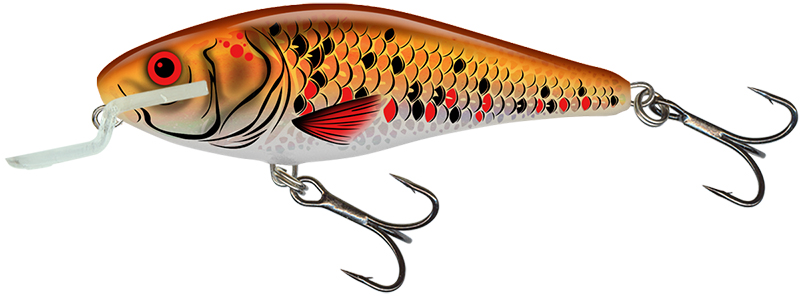 Salmo Executor 5cm Holographic Golden Back - Shallow Runner Floating