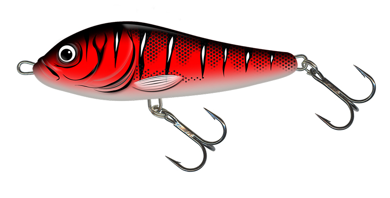 Salmo Rattlin' Slider 11cm Red Wake - Sinking