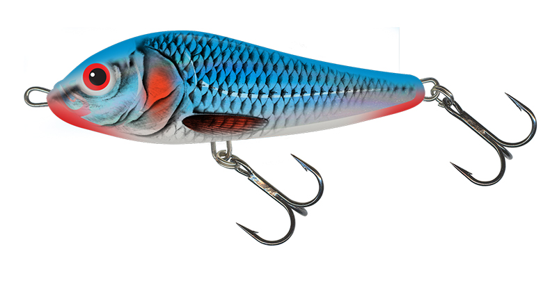 Salmo Rattlin' Slider 8cm Bleeding Blue Shad - Sinking